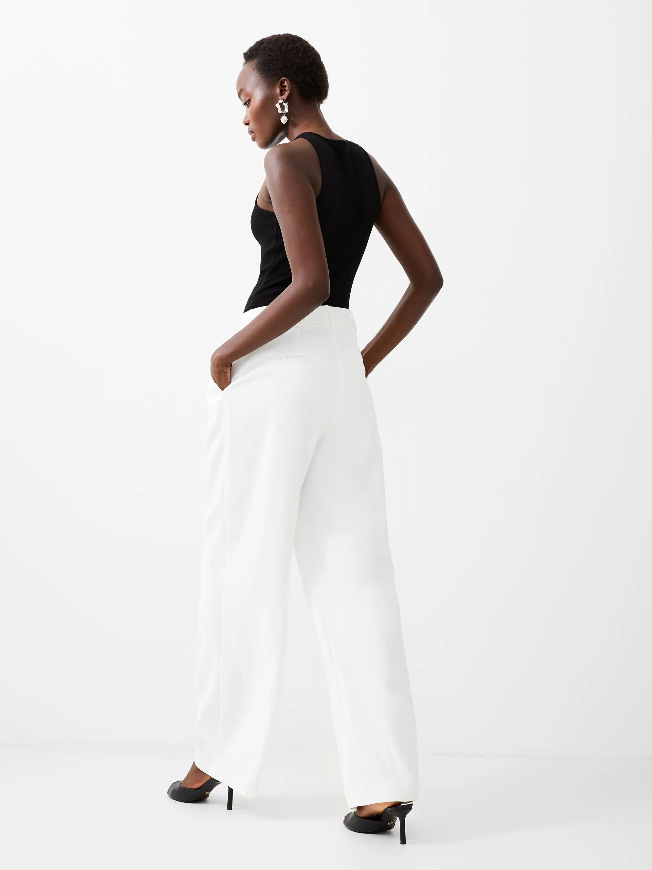 Harrie Suiting Trousers (Summer White)