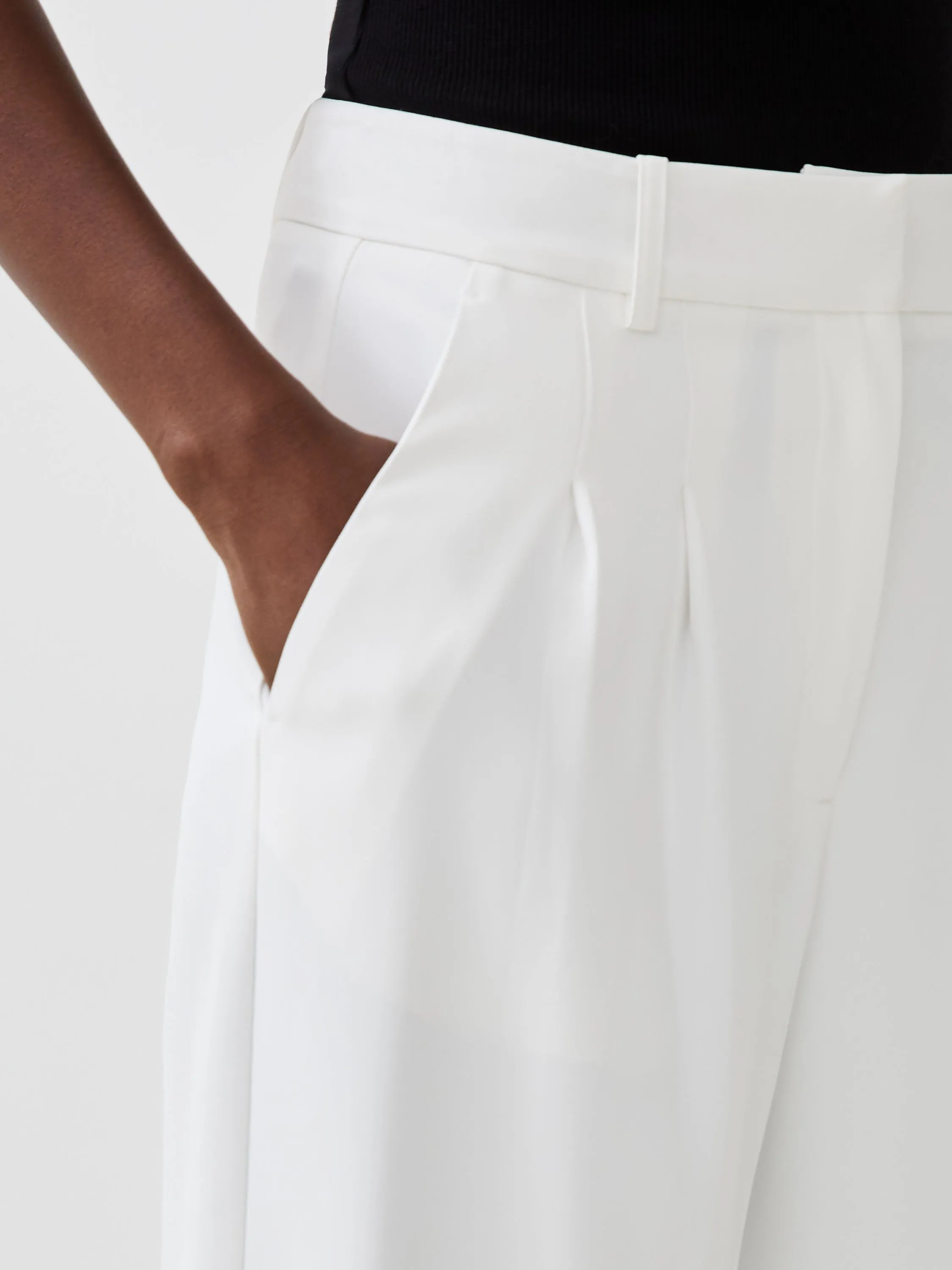 Harrie Suiting Trousers (Summer White)