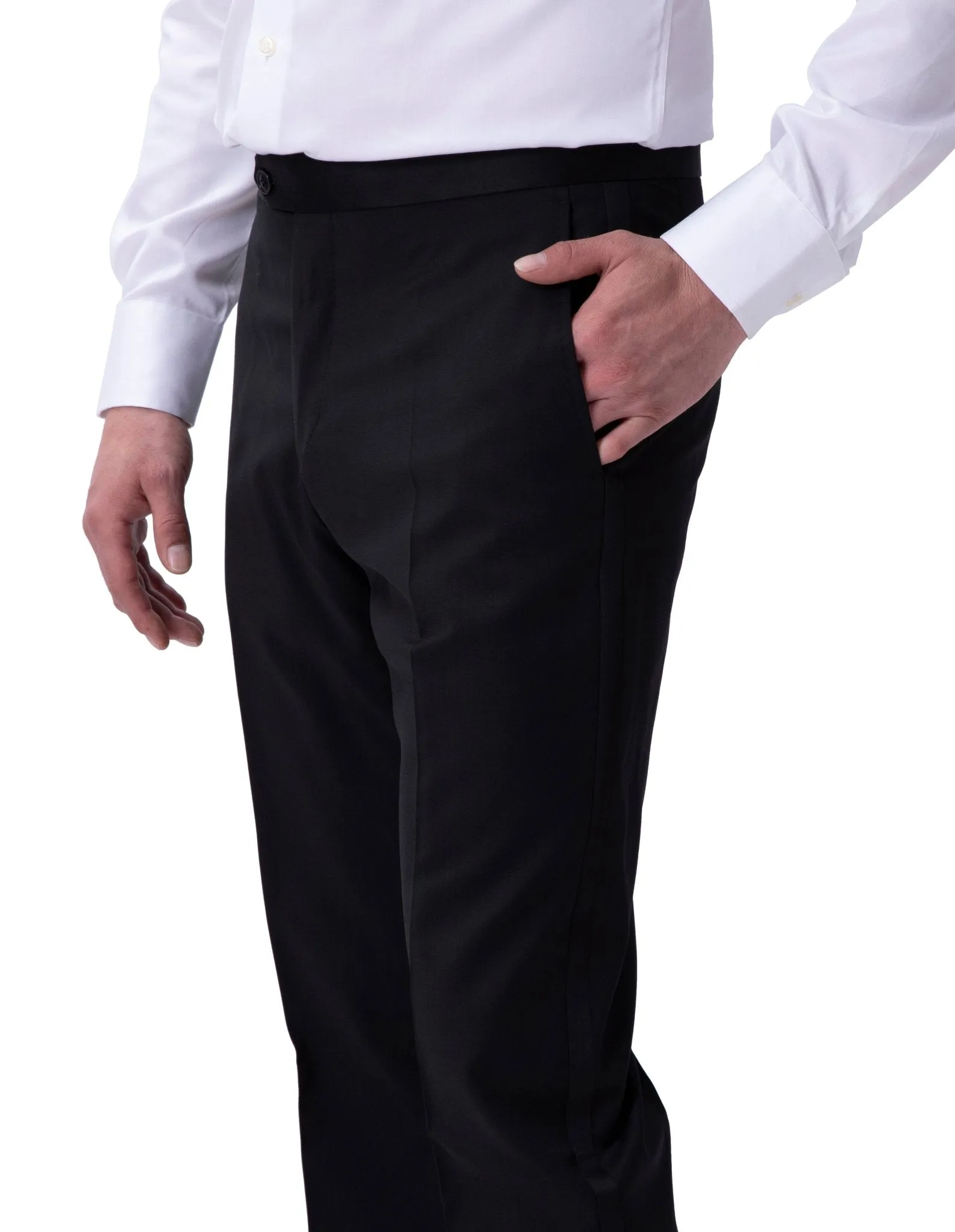 HENRY SARTORIAL Peak Collar Dinner Suit BLACK REG