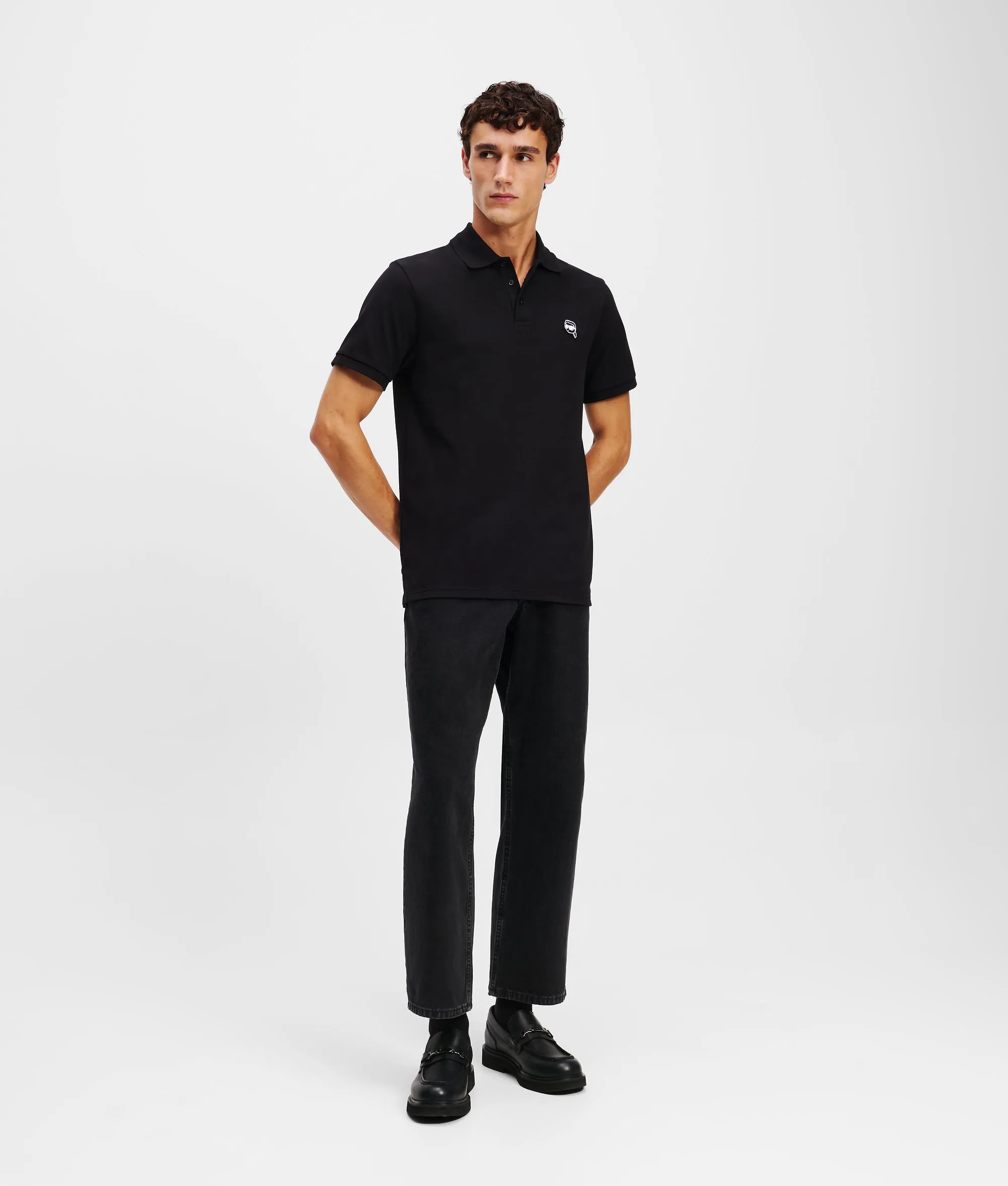 IKON EMBROIDERED PATCH POLO