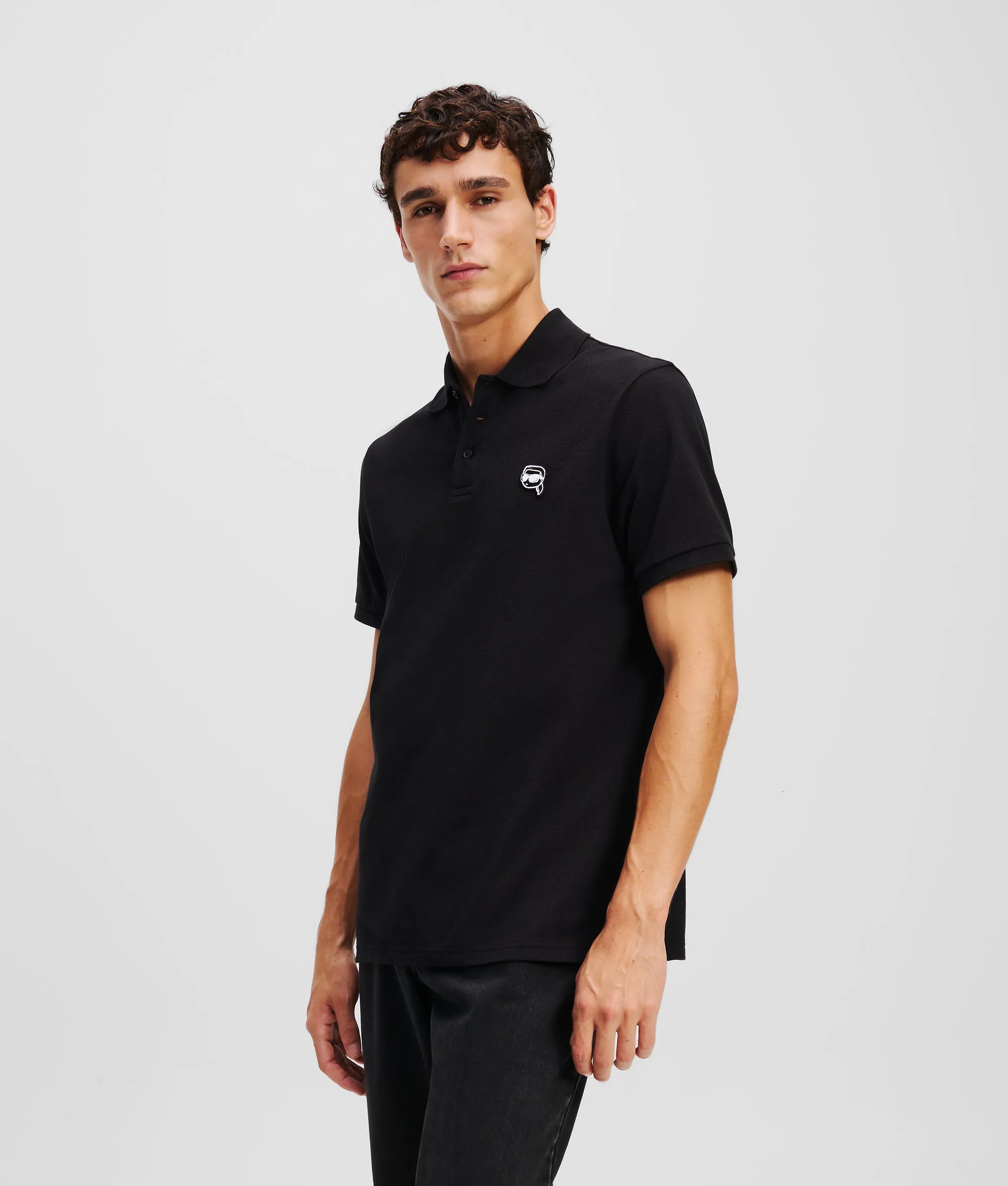 IKON EMBROIDERED PATCH POLO