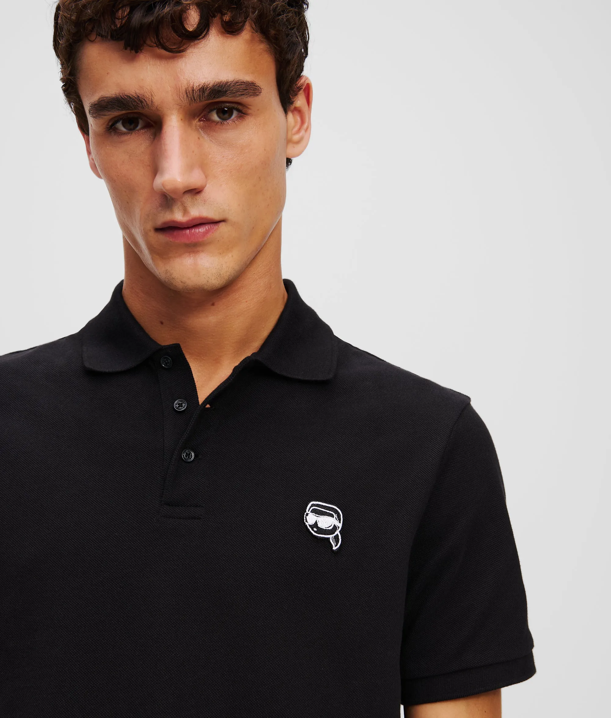 IKON EMBROIDERED PATCH POLO