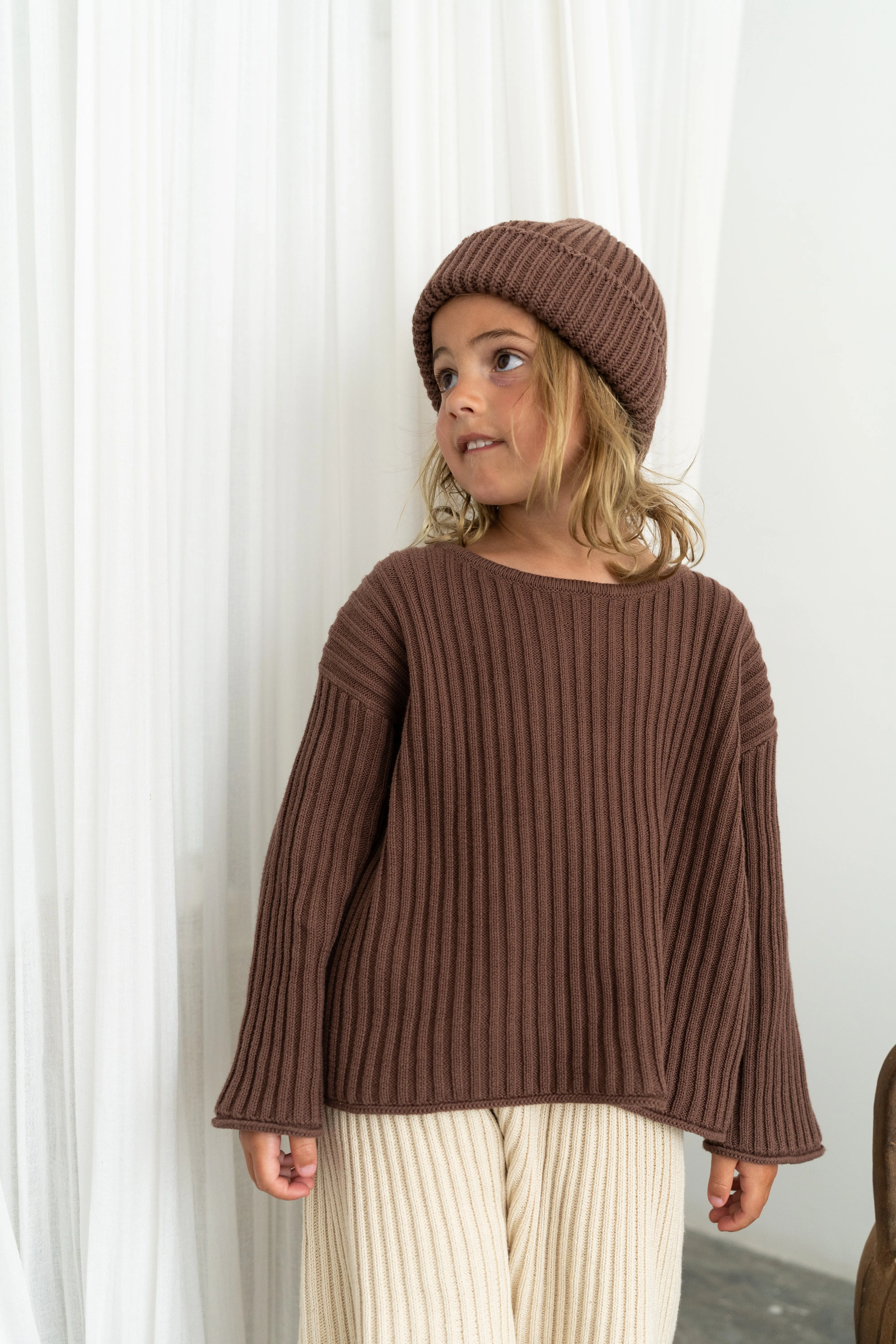 Illoura The Label Essential Knit Jumper Cocoa