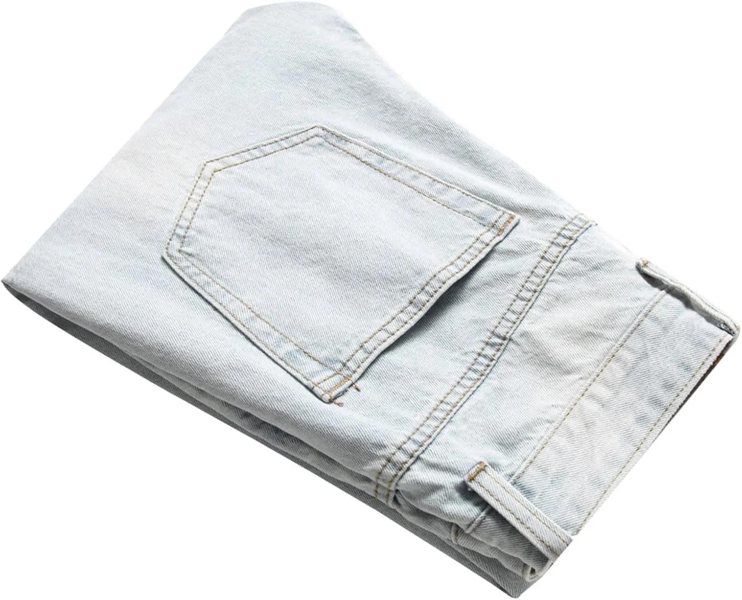 Jeans Men Trousers Casual Pants with Pockets Men Chino Pants Slim Fit Stretch Bodycon Trousers Casual Kitchen Pants