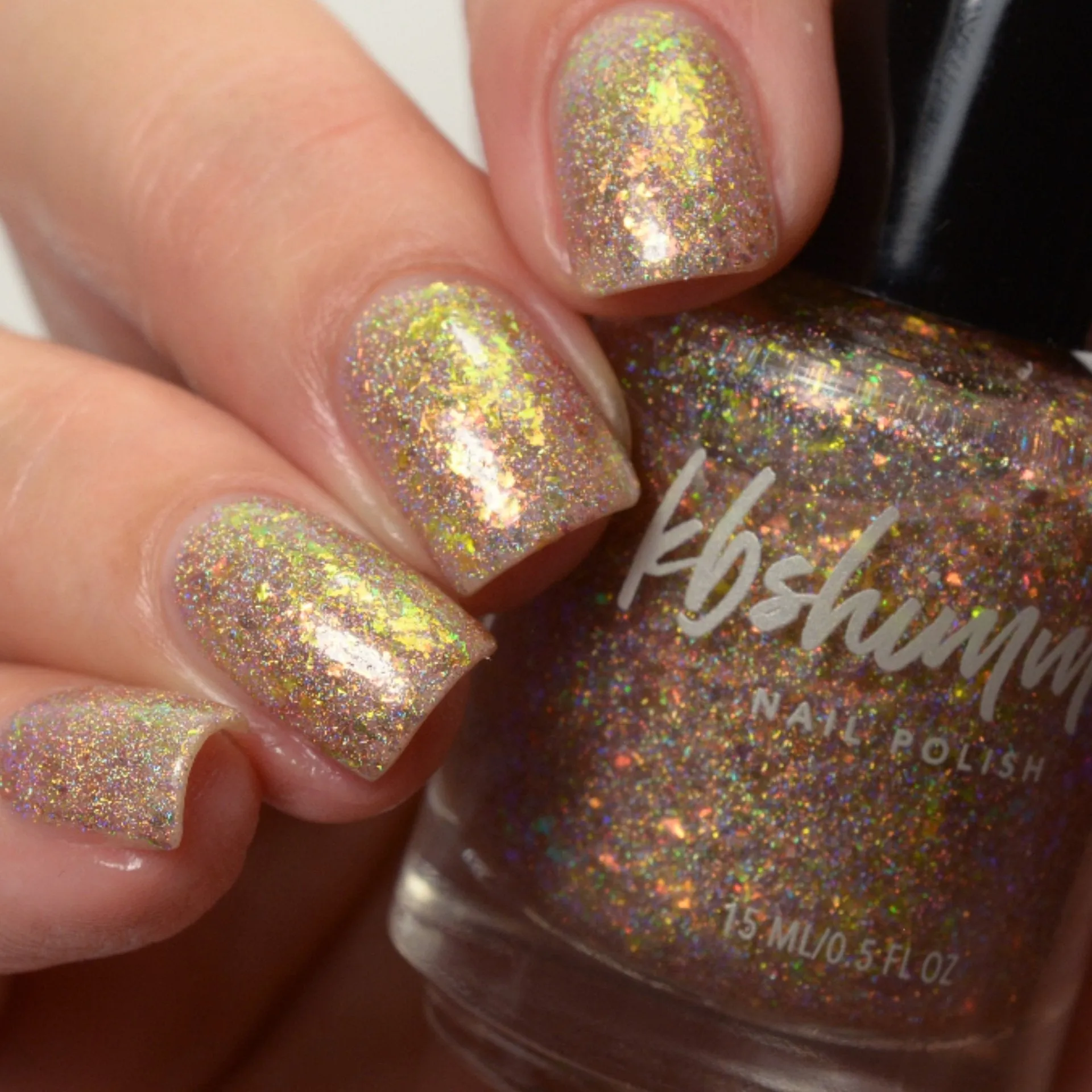 KBShimmer - Nail Polish - A Love-Heat Relationship Flakie