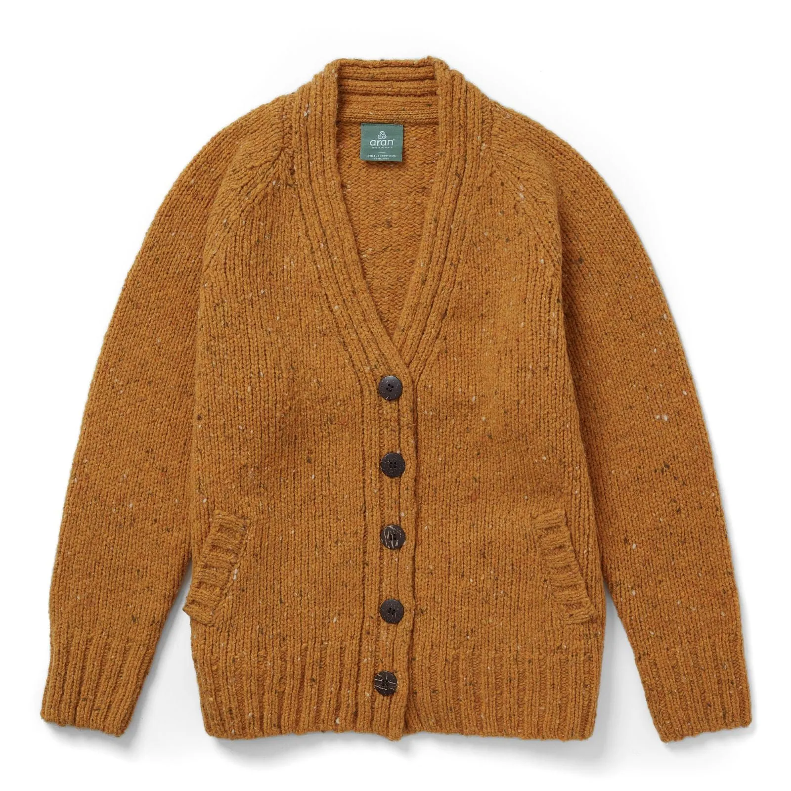 Ladies Tweed Cardigan | Sunflower