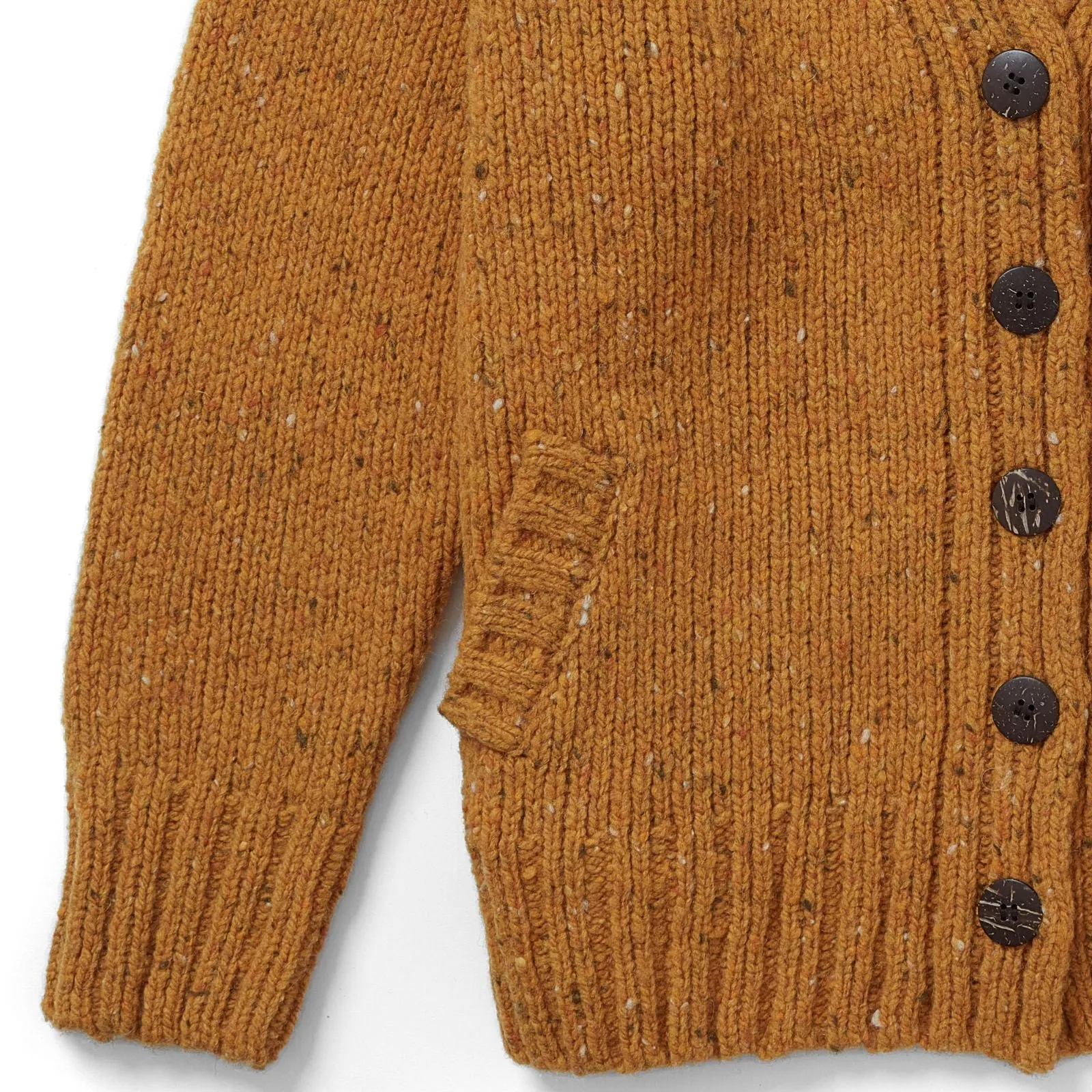 Ladies Tweed Cardigan | Sunflower