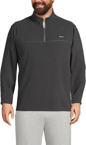 Lands' End Men's Anyweather Fleece Quarter Zip Pullover