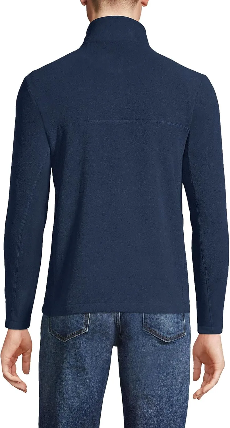 Lands' End Men's Anyweather Fleece Quarter Zip Pullover