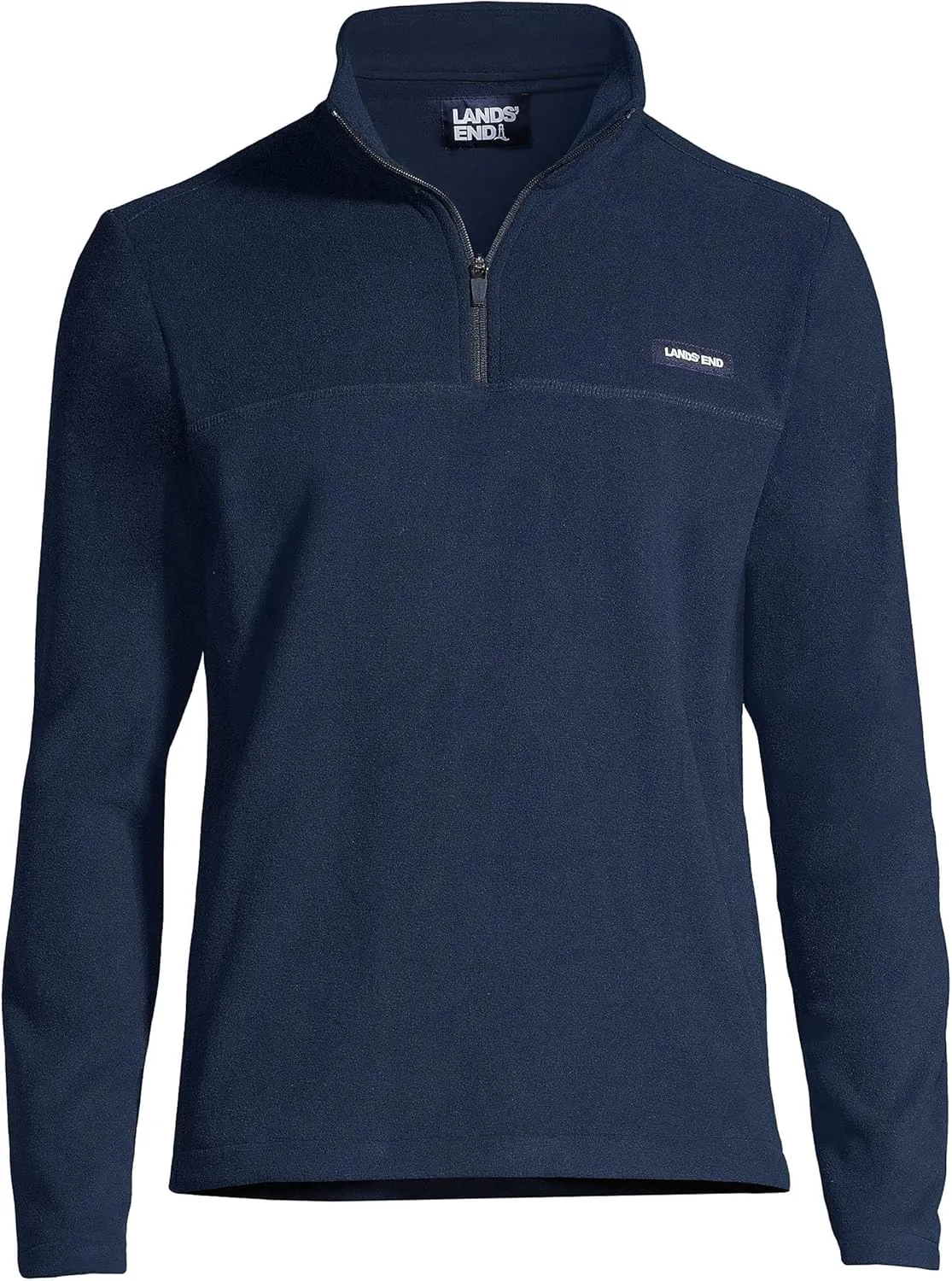 Lands' End Men's Anyweather Fleece Quarter Zip Pullover