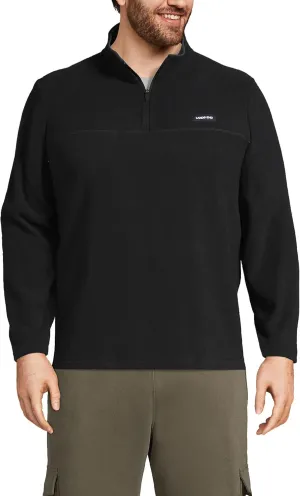Lands' End Men's Anyweather Fleece Quarter Zip Pullover