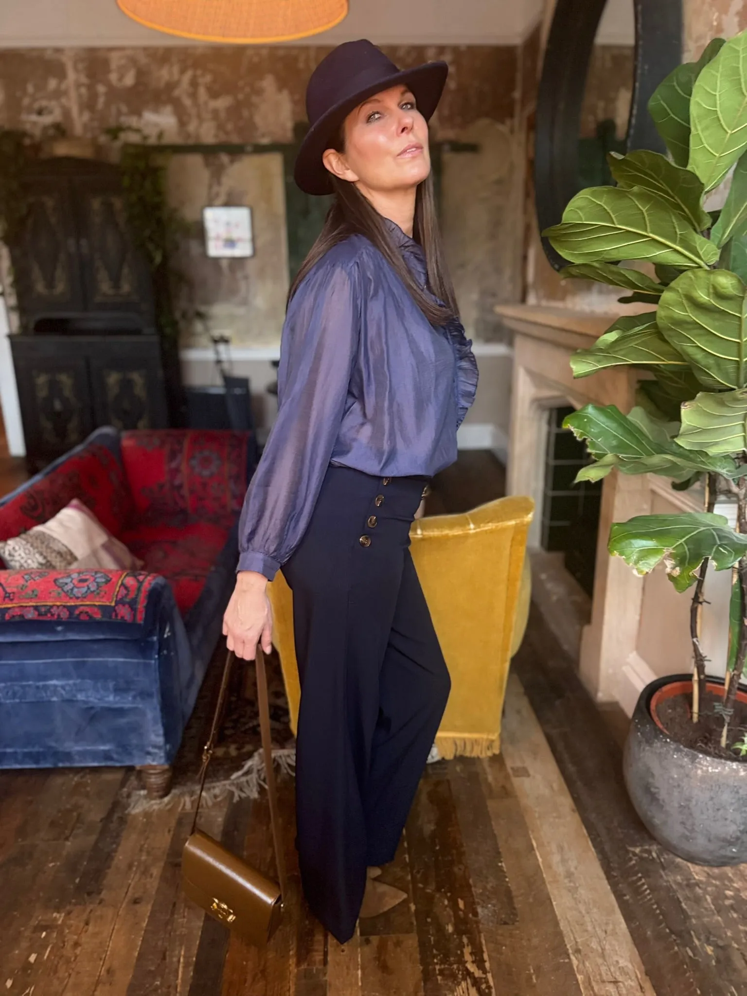 Leon Trousers - Marine