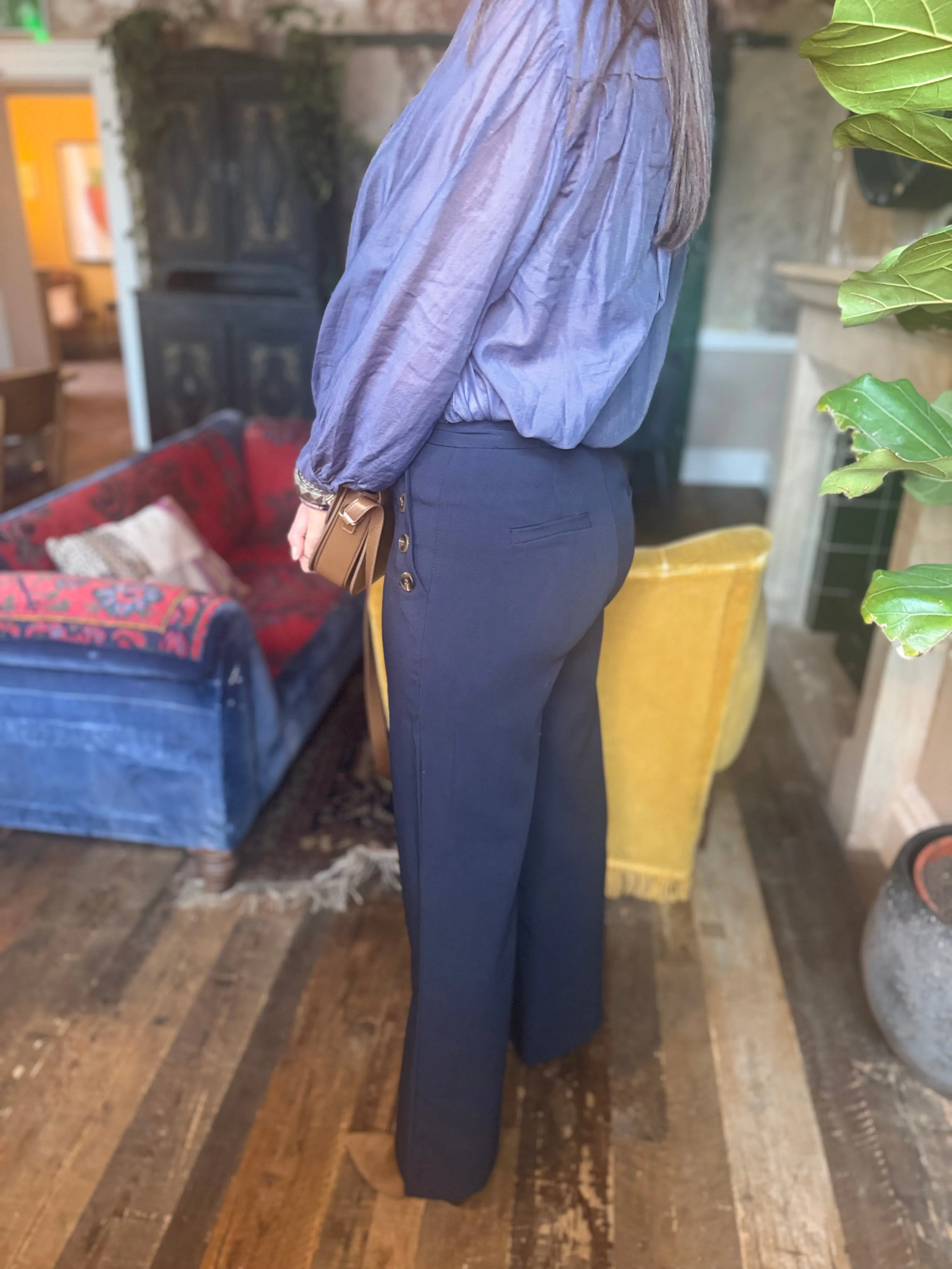 Leon Trousers - Marine