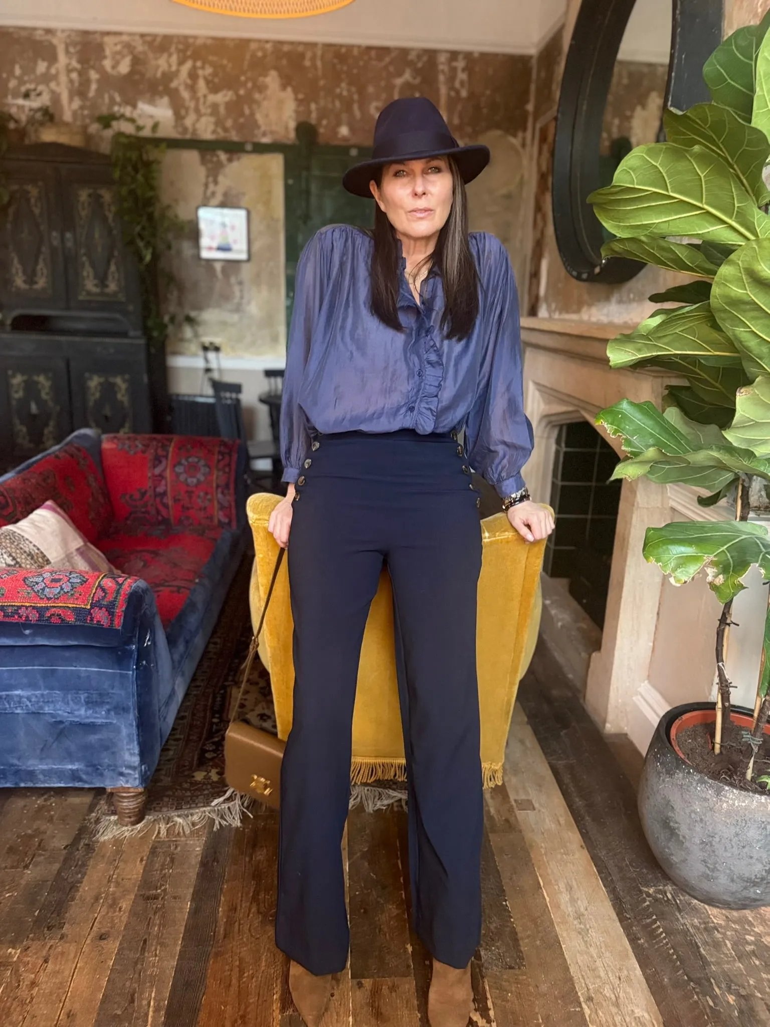 Leon Trousers - Marine