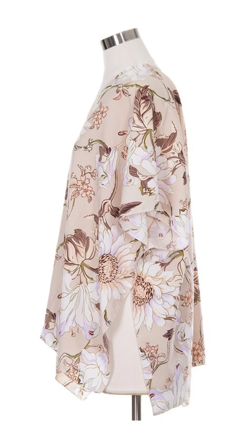 Lily of the Valley Kimono in Beige