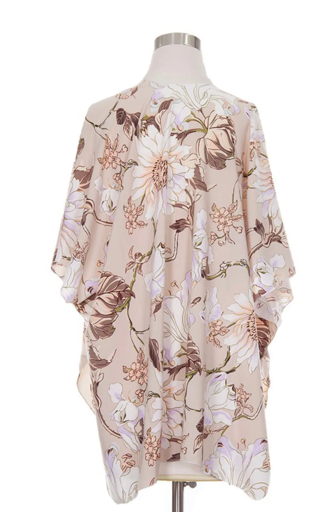 Lily of the Valley Kimono in Beige