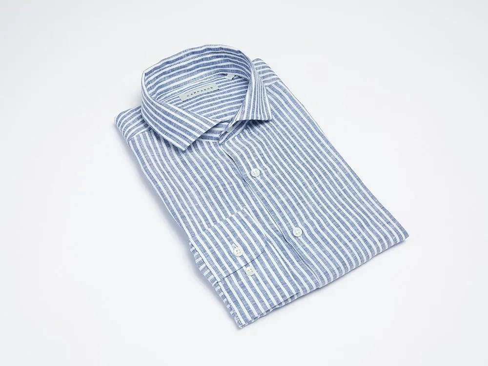 Linen Shirt Bellerive Navy