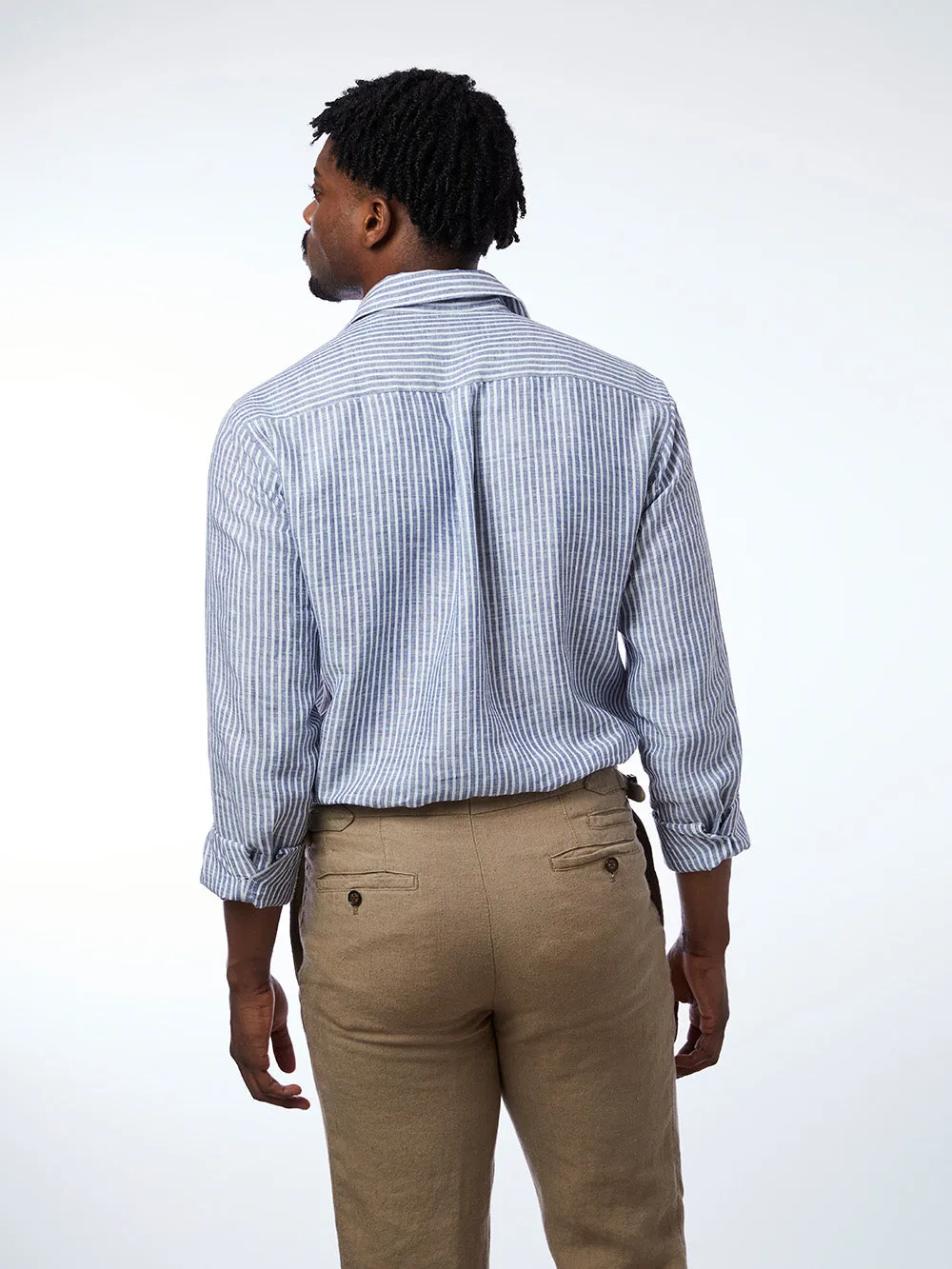 Linen Shirt Bellerive Navy
