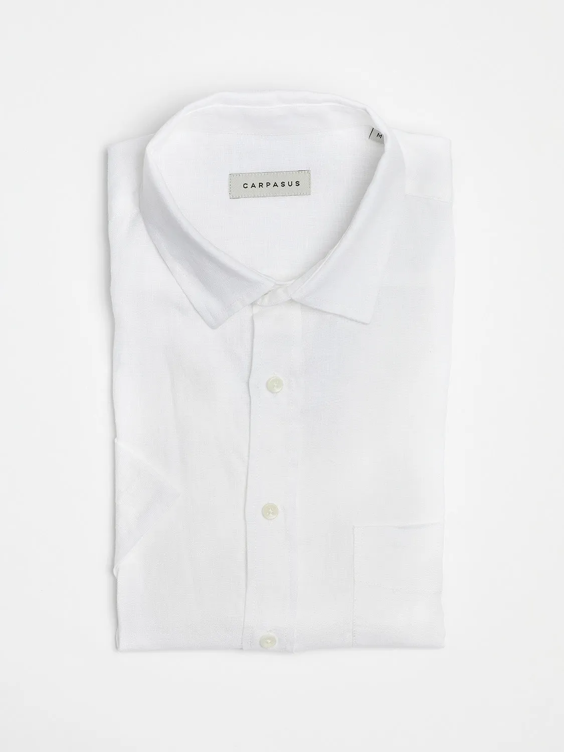 Linen Shirt Short Lido White
