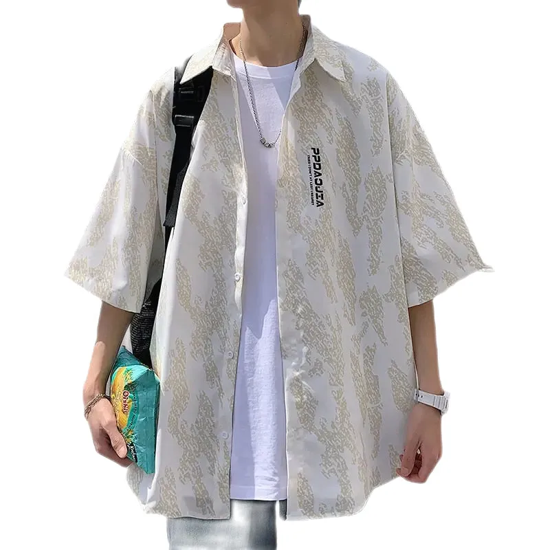 Long Sleeve Oversized Corduroy Shirt