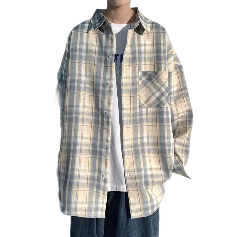 Long Sleeve Oversized Corduroy Shirt