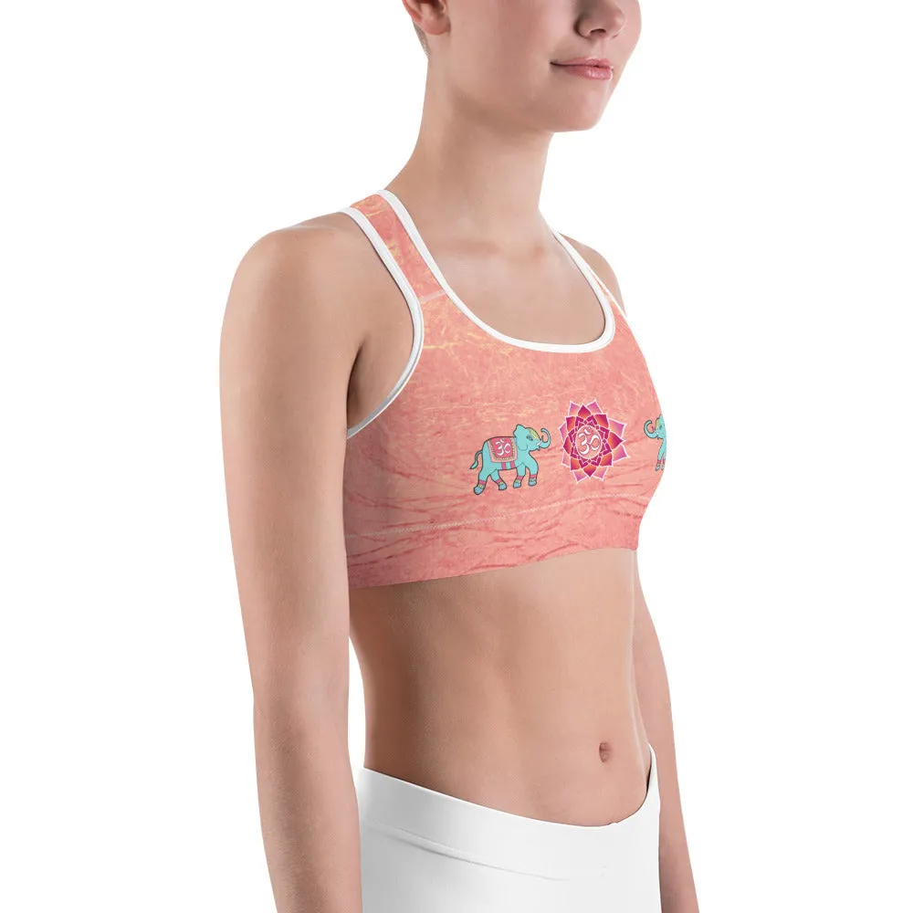 Lotus Sunrise - Yoga Sports bra
