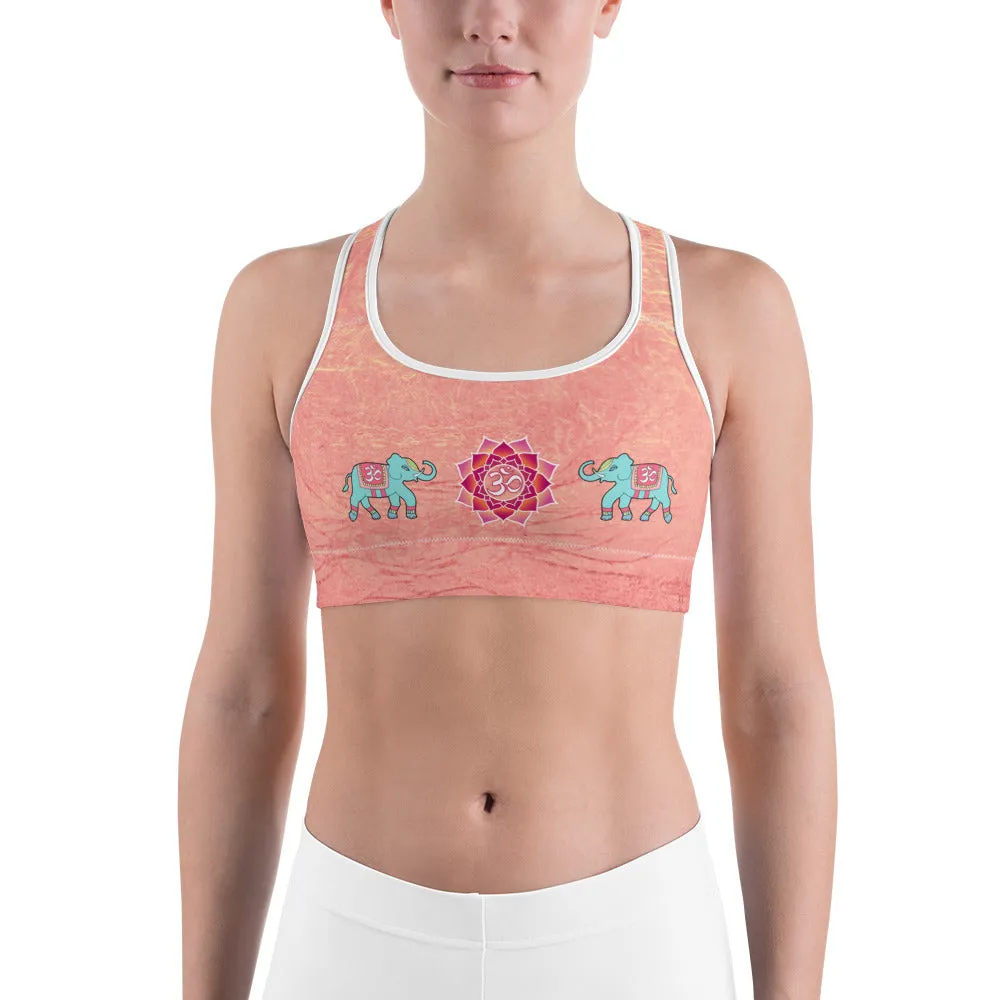 Lotus Sunrise - Yoga Sports bra