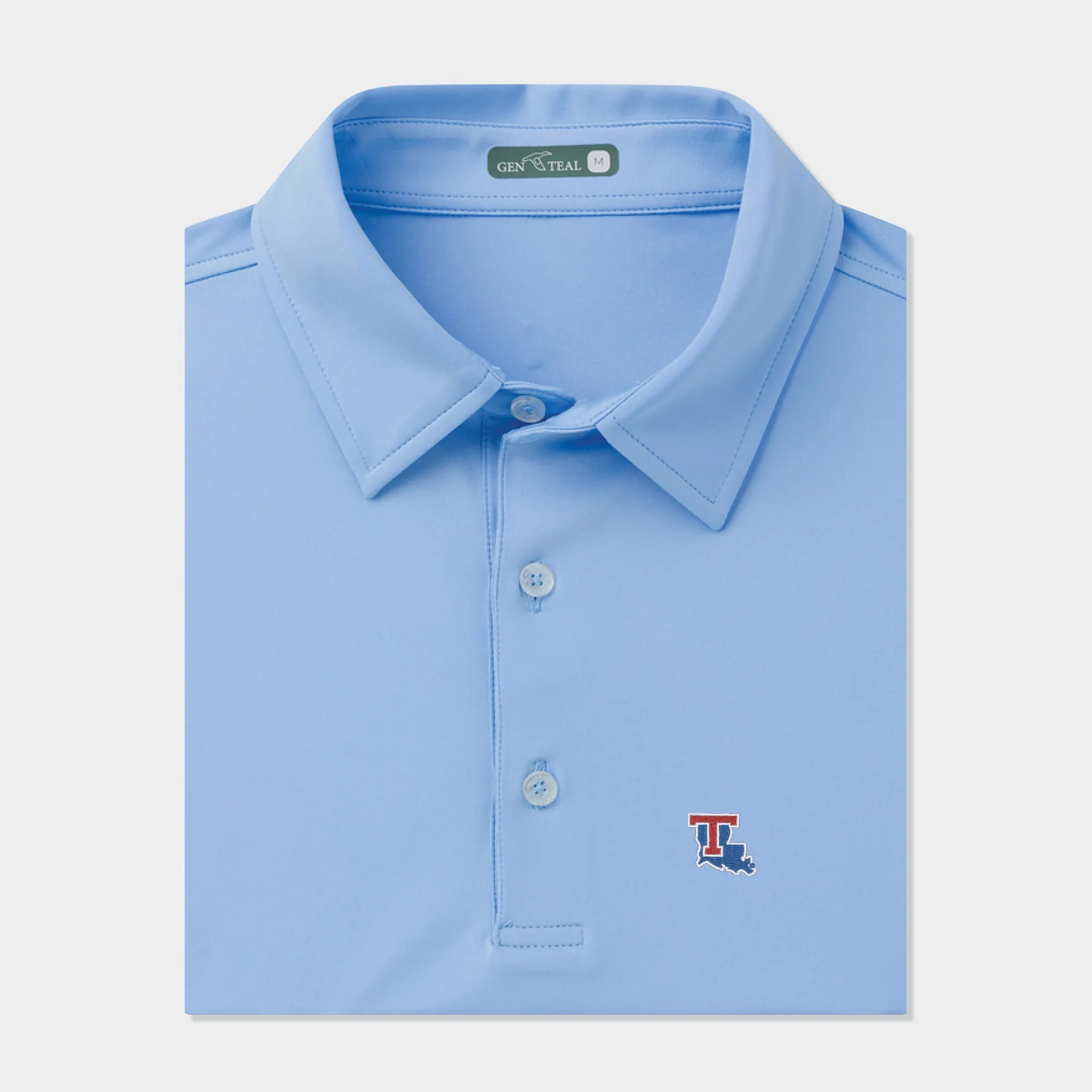 Louisiana Tech Solid Performance Polo