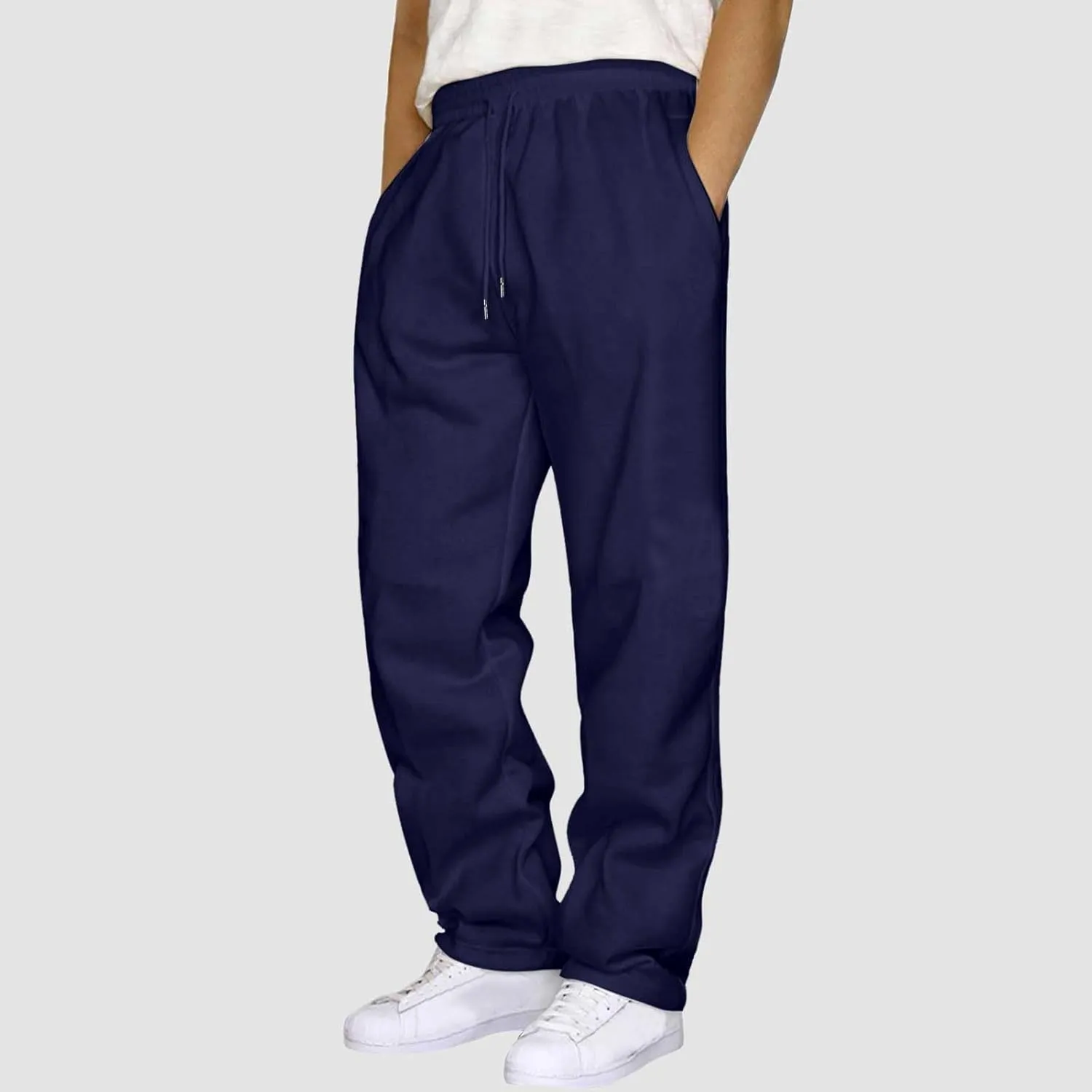 Mens Casual Pants- Slim Fit, Stretch - Comfortable Trousers with Multi-Pocket,Solid Color, Business, Casual