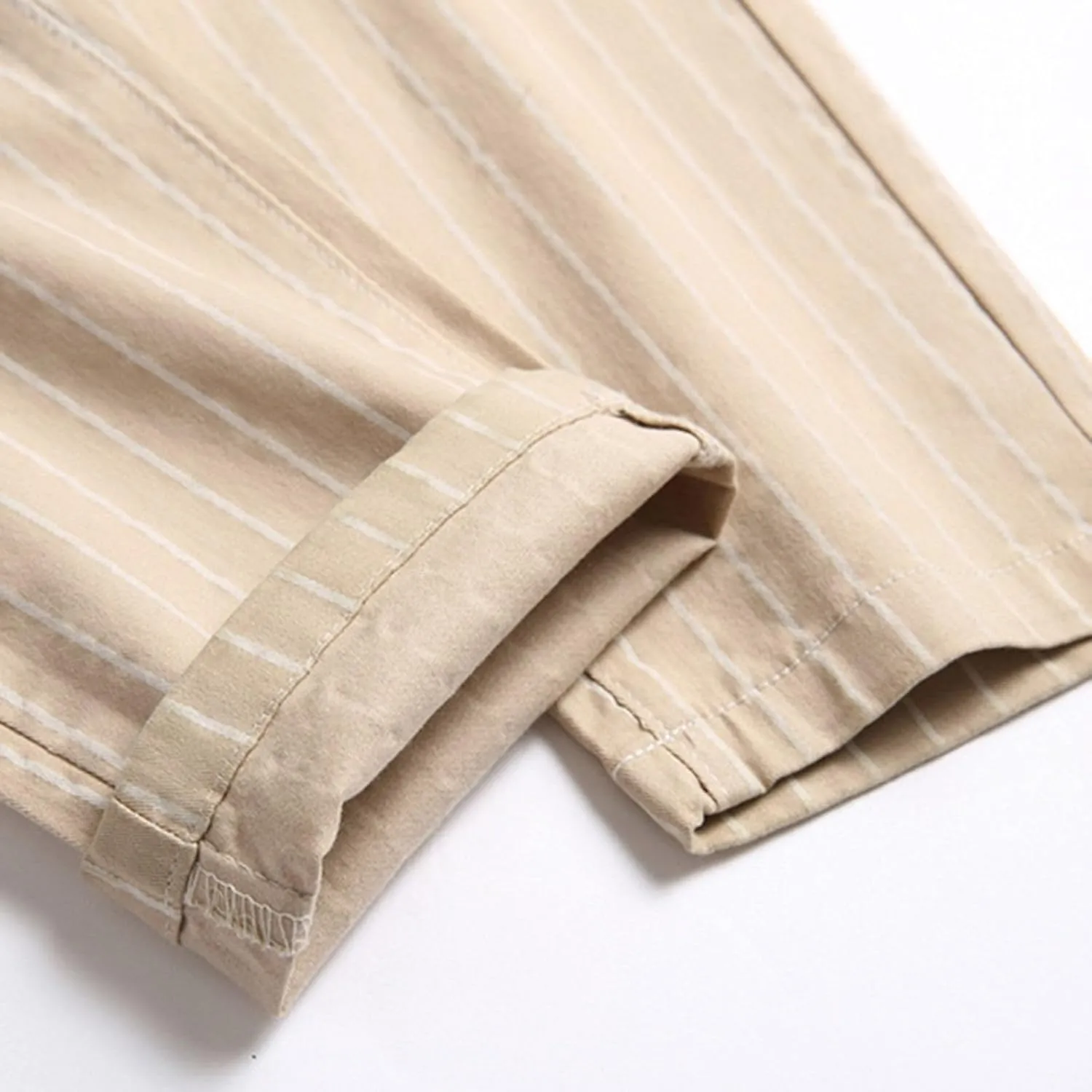 Men's Casual Slim Fit Dress Pants Chinos Plaid Striped Printed Flat-Front Skinny Business Stretch Pencil Pants Pockets