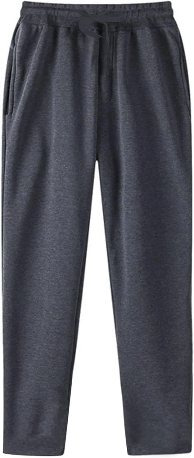 Men's Lightweight Jogging Pant with Pockets Cargo Work Joggers Loose Sport Casual Sweatpant Comfortable Pants