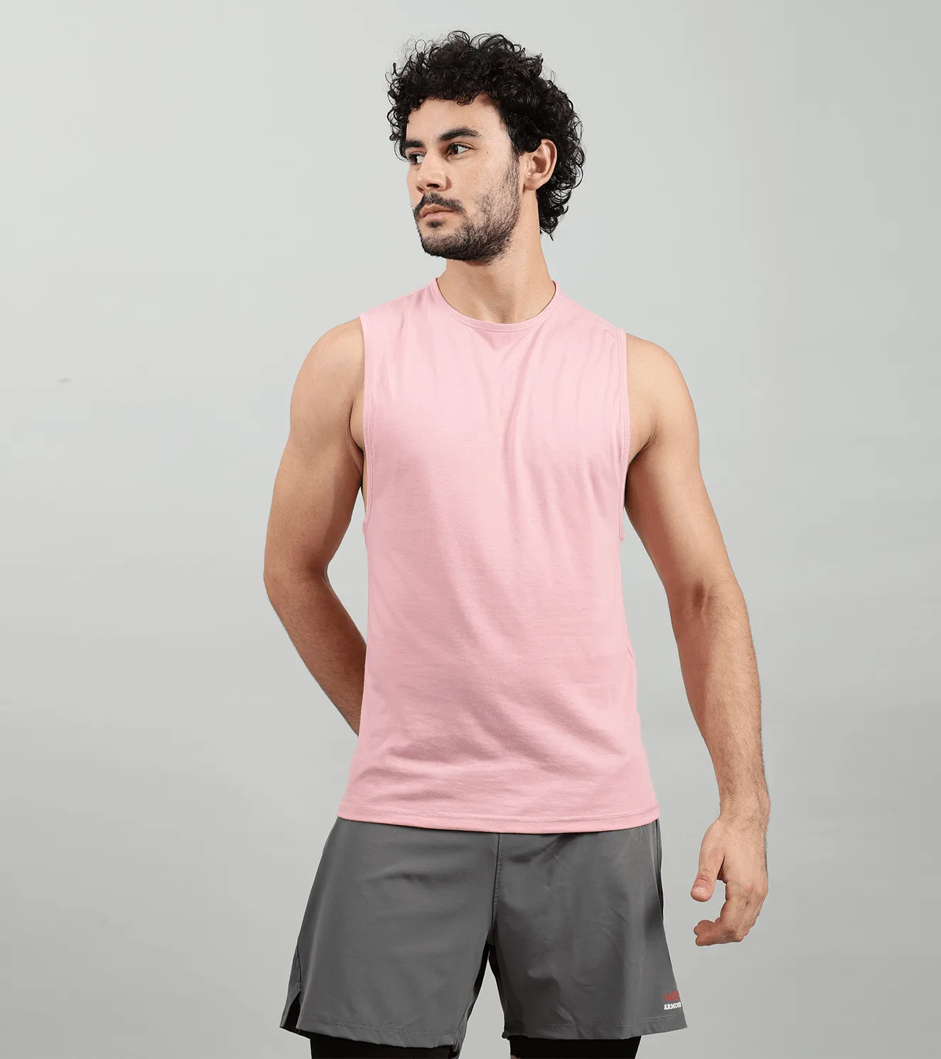 Men's Muscle tank ( Salmon )
