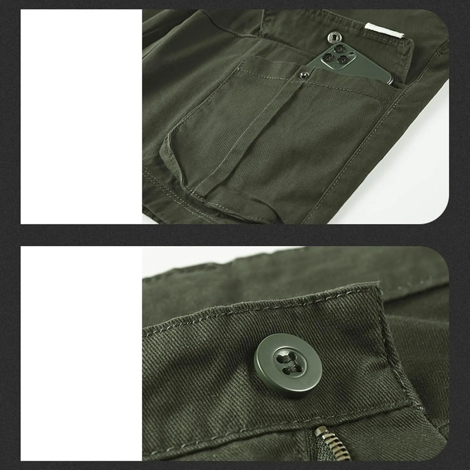 Men's Pants Casual Sports Pants Comfortable Cargo Shorts with Pockets Outdoor Fashion Five-Point Shorts