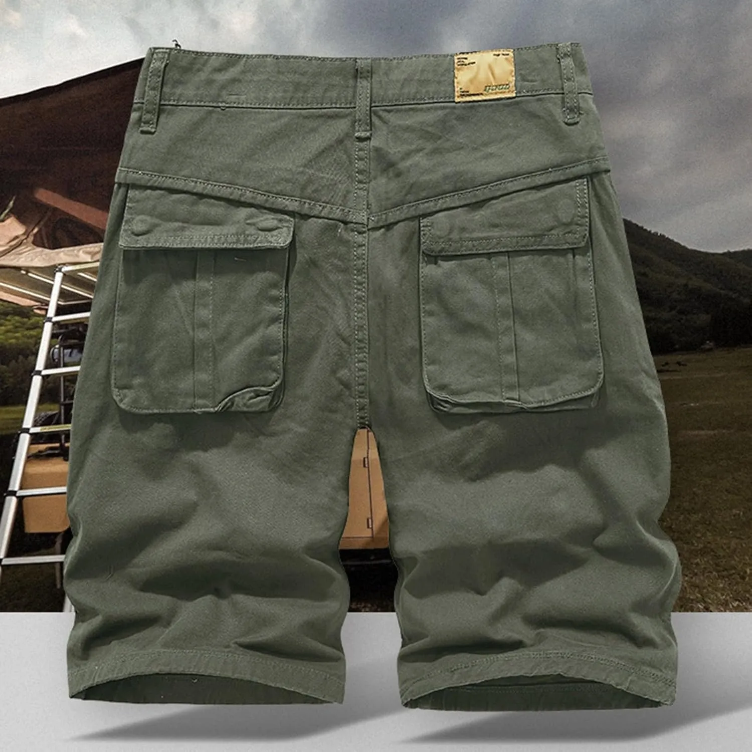 Men's Pants Casual Sports Pants Comfortable Cargo Shorts with Pockets Outdoor Fashion Five-Point Shorts