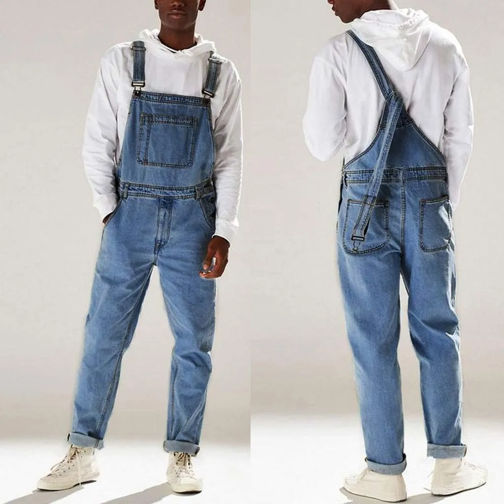 Men's Work Jeans Men's Sports Pants Men Chino Pants Slim Fit Stretch Bodycon Trousers Casual Men's Gardening Pants