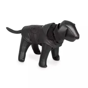 Nobby Mellow Dog Coat Black With Hood 48cm