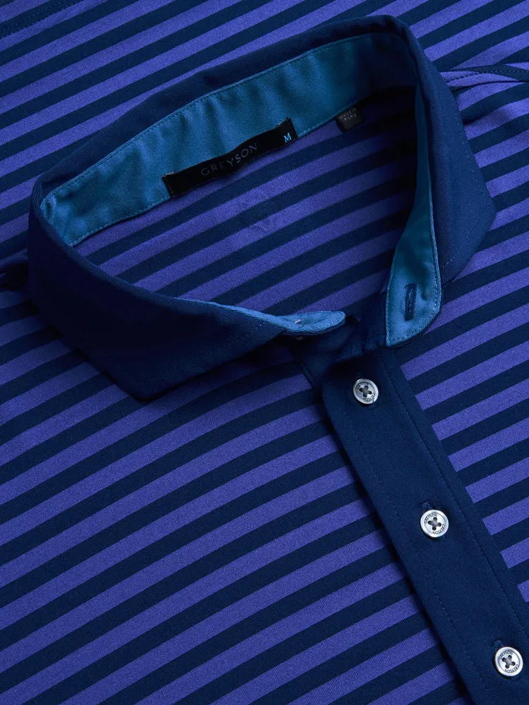 Nord Polo in Maltese Blue/Nightfall by Greyson