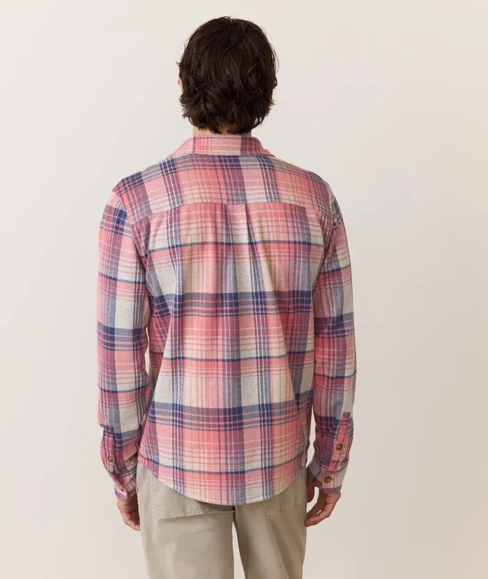 Pacifica Stretch Twill Shirt - Pink Multi Plaid