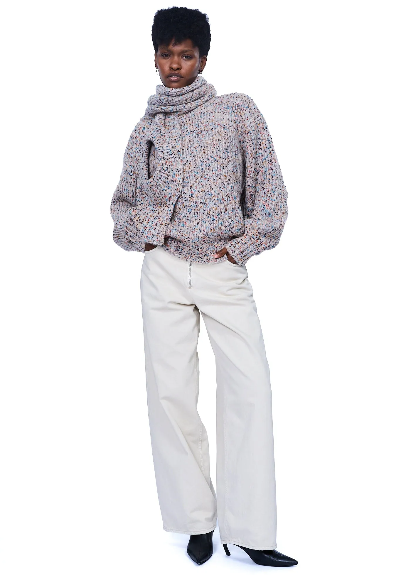 épingler Doughnut Knit in Ivory