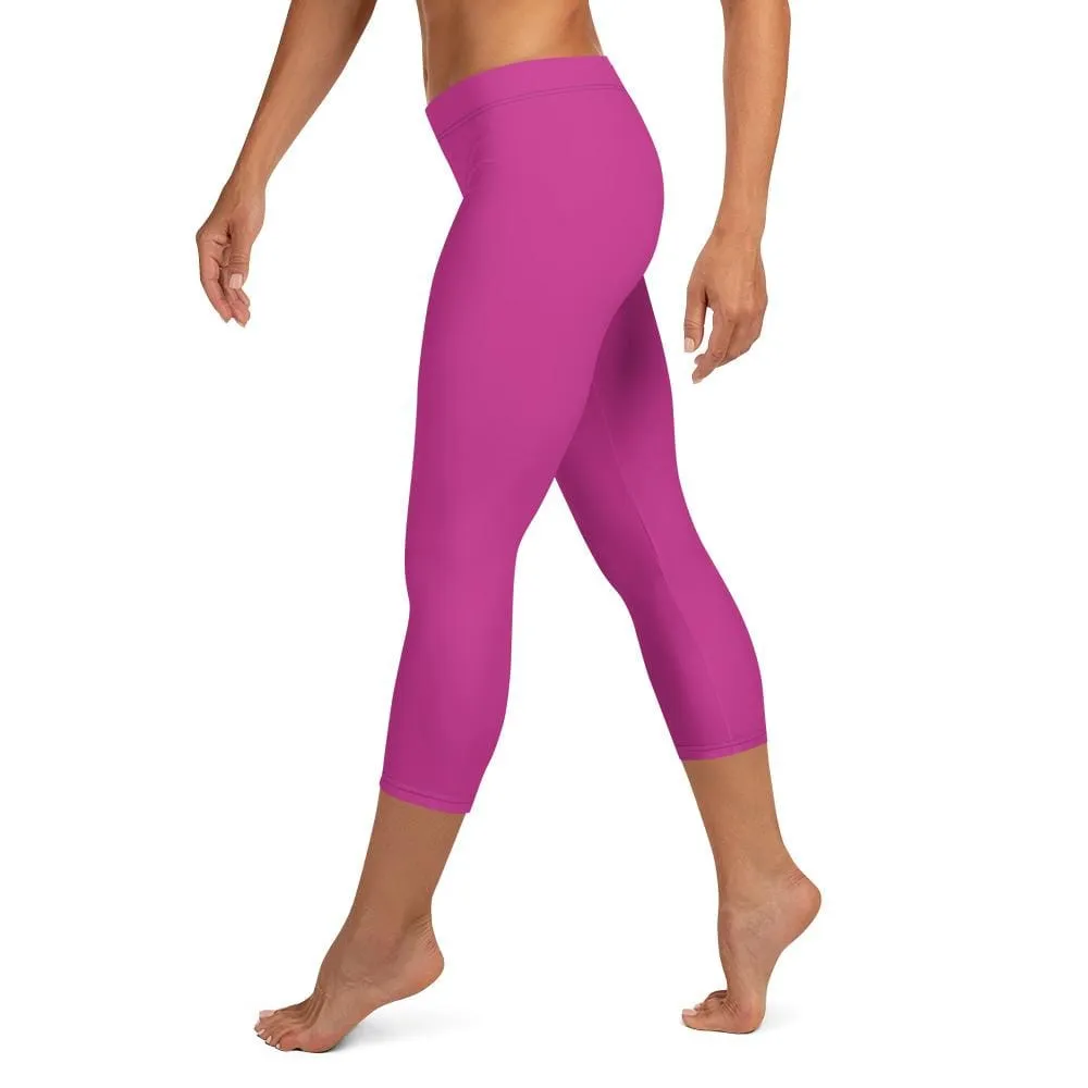 Pink SS Premium Standard ~ Capri Leggings