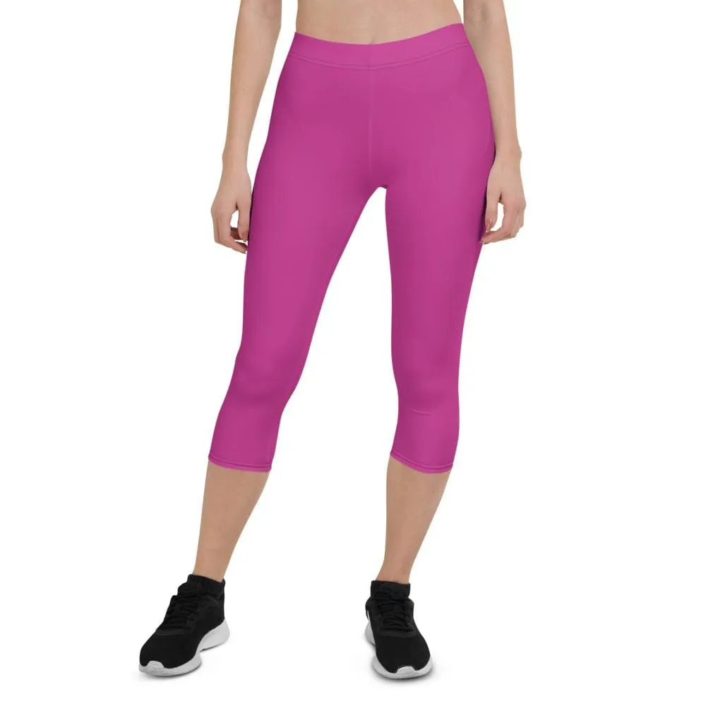 Pink SS Premium Standard ~ Capri Leggings
