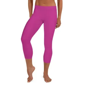 Pink SS Premium Standard ~ Capri Leggings