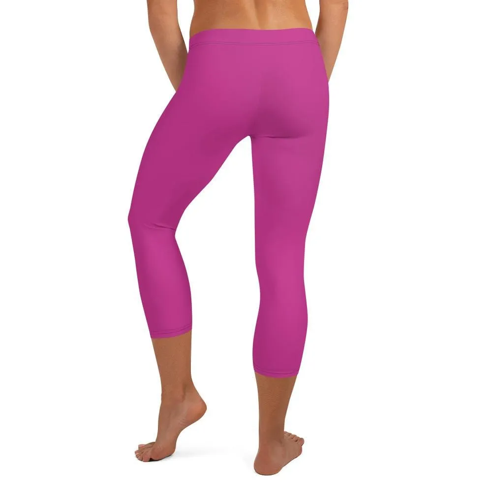 Pink SS Premium Standard ~ Capri Leggings