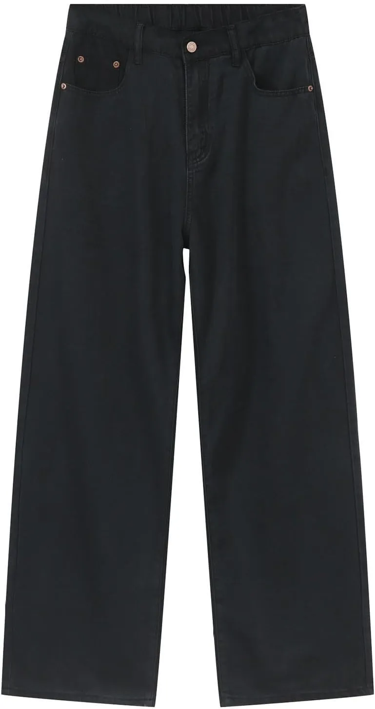 Plus Size Men's Jeans Men's Chinos Men's Faux Leather Pants Business Slim Fit Jeans Trousers Men's Black Cargo Pants