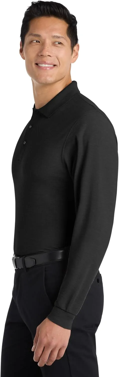 Port Authority Men's Long Sleeve Silk Touch Polo