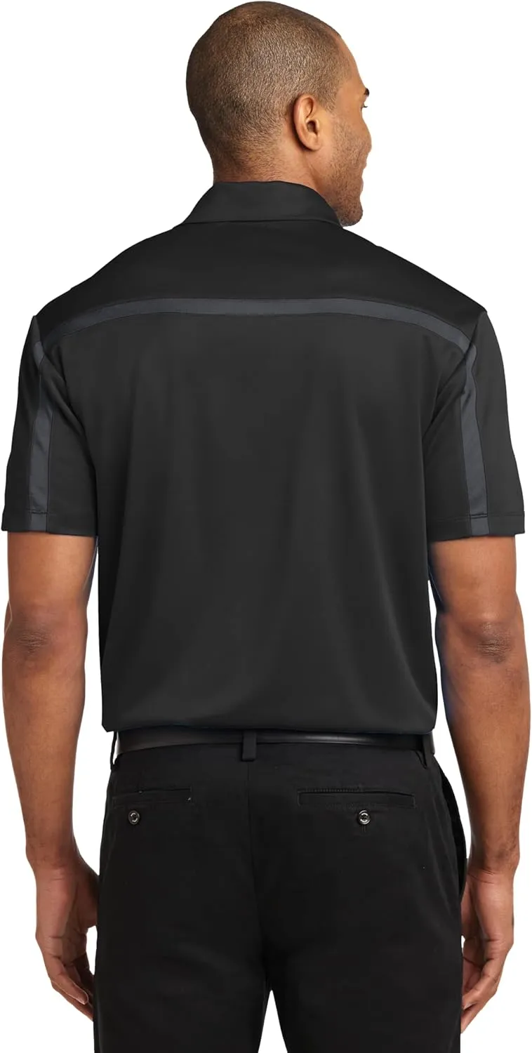 Port Authority Men's Oxford Pique Double Pocket Polo