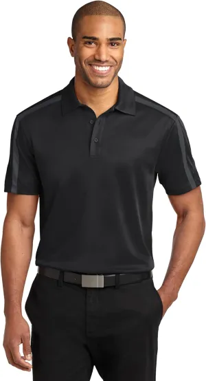 Port Authority Men's Oxford Pique Double Pocket Polo
