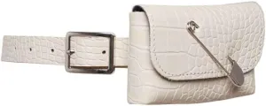 PU Leather Belt Fanny Pack Crocodile Pattern Removable Belt Envelope Waist Purse Waist Pouch Belt Bag