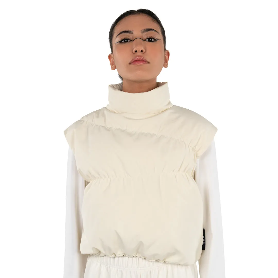 PUFFER TOP - OFF WHITE