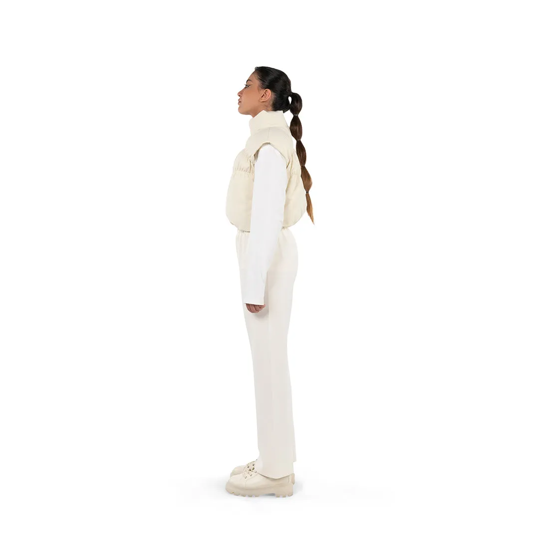 PUFFER TOP - OFF WHITE